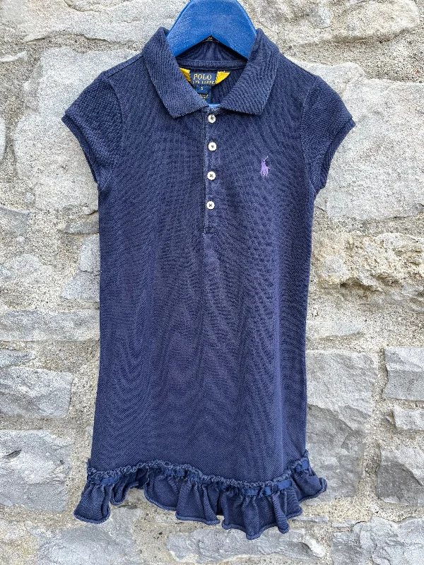 Women's Wool Dress-RL navy polo dress  4-5y (104-110cm)
