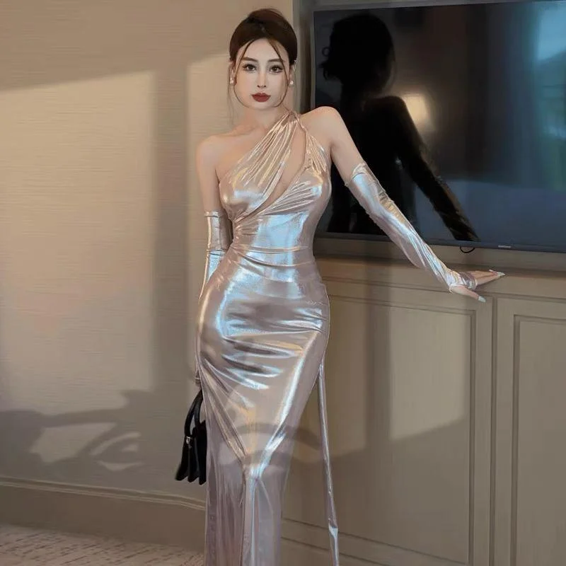 Chic Party Dress for Cocktail Hour -Viviana Luxe Party Dress