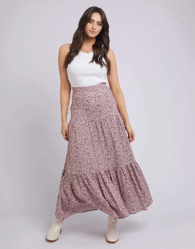 Women's Crochet Lace Maxi Dress-All About Eve Kenzie Floral Maxi Skirt
