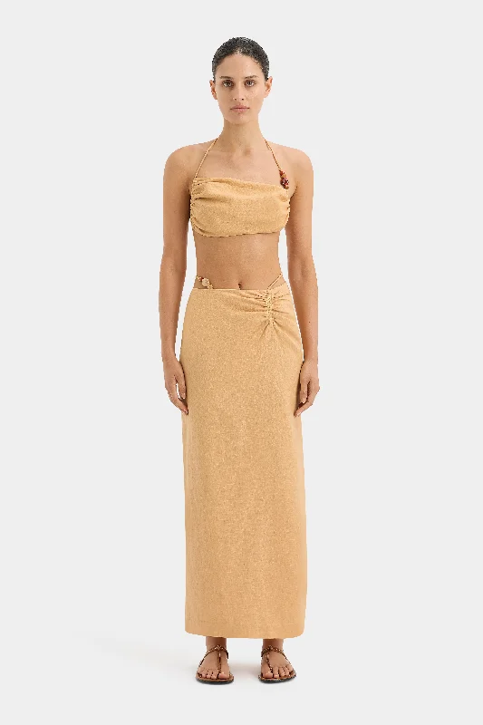 Women's Loose-fit Midi Dress-Antonia Beaded Midi Skirt