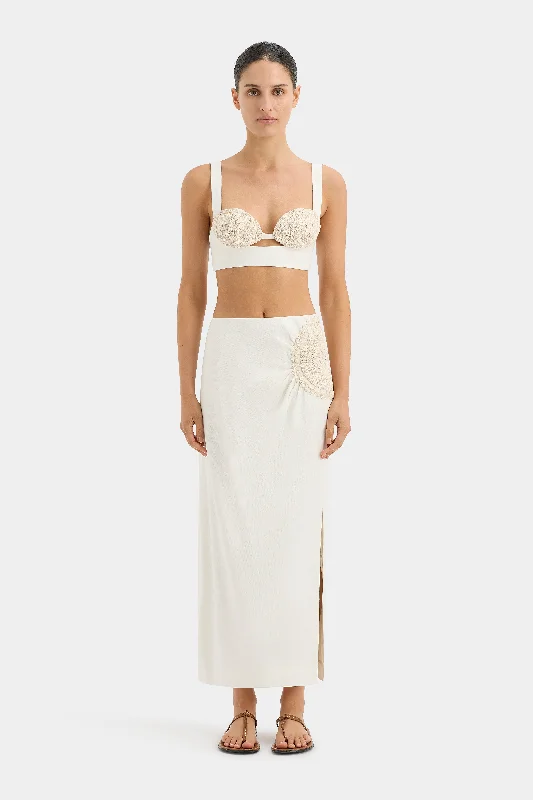 Women's Low Back Midi Dress-Atacama Midi Skirt