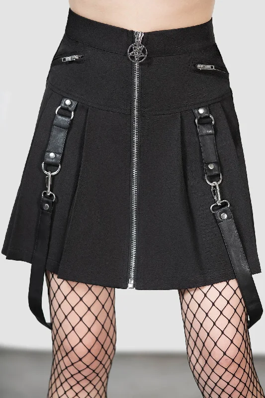 Women's Side Slit Mini Dress-Blaire B*tch Mini Skirt [B]
