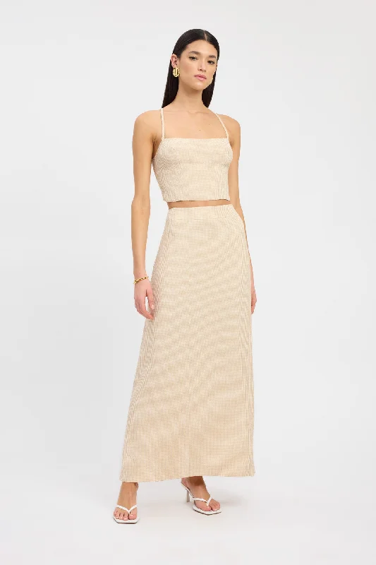 Women's Blouson Sleeve Midi Dress-Brady Midi Skirt
