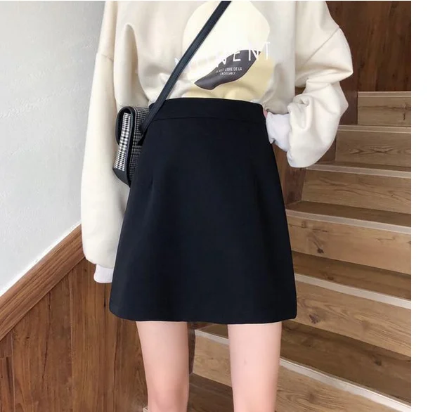 Women's Off-shoulder Mini Dress-KittenAlarm - High Waist Office Style Mini Skirts