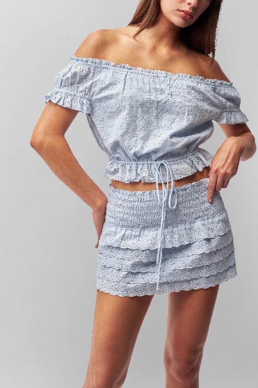 Women's Plunging Neck Satin Mini Dress-Lucinda Mini Skirt
