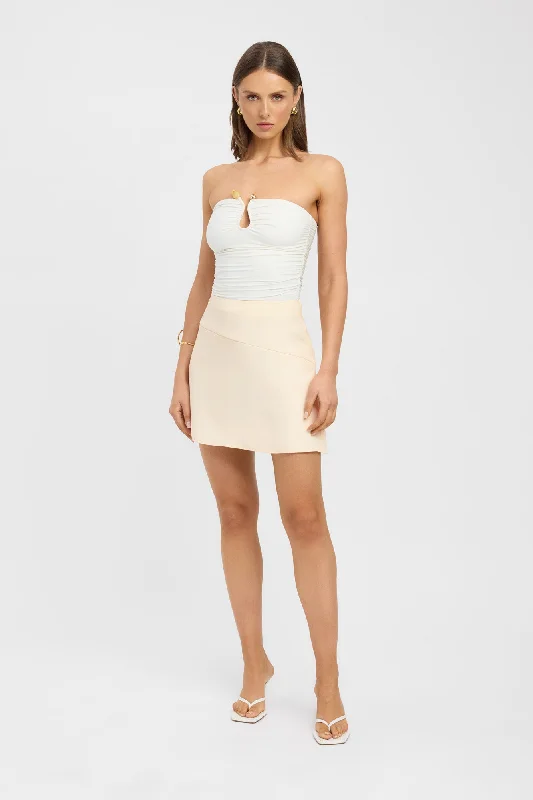 Women's Ruffled Bodycon Mini Dress-Maria Mini Skirt