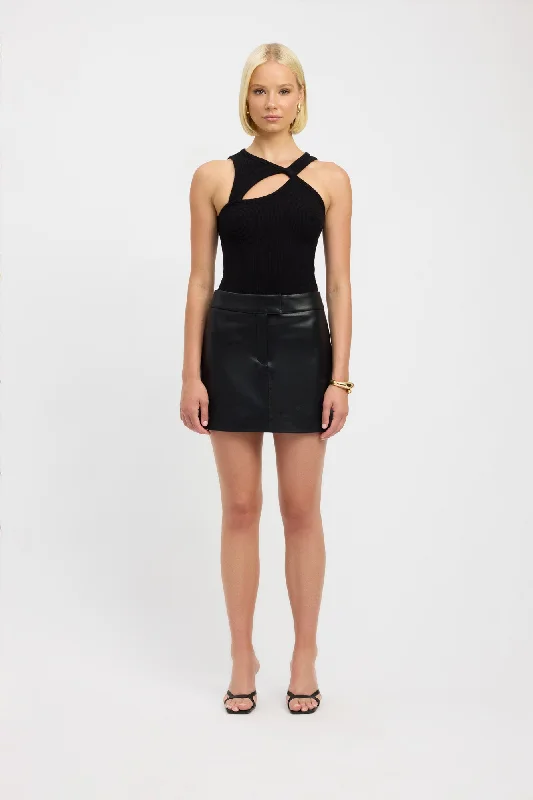 Women's Cold-shoulder Mini Dress-Phoenix Core Mini Skirt