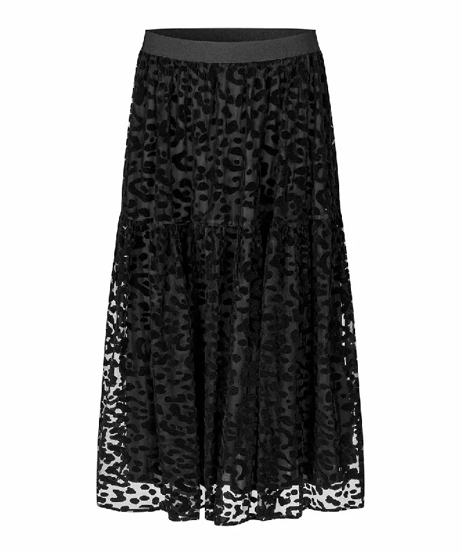 Women's Lace Sheath Maxi Dress-Salome Tulle Maxi Skirt