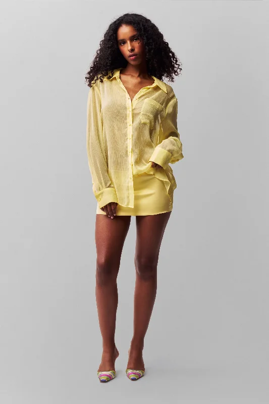 Women's Spaghetti Strap Mini Dress-Satin Mini Skirt