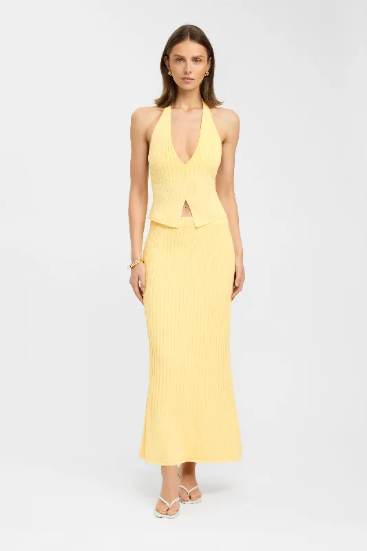 Women's Wraparound Sleeveless Maxi Dress-Serah Maxi Skirt