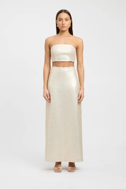 Women's Lace Sleeve V-neck Maxi Dress-Siena Sequin Maxi Skirt