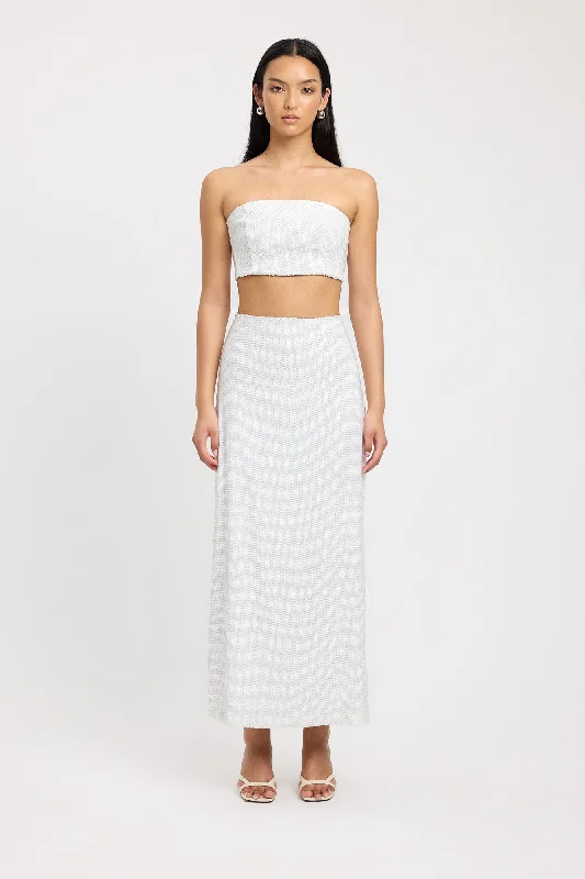 Women's Boho Chic Floral Maxi Dress-Siena Sequin Maxi Skirt