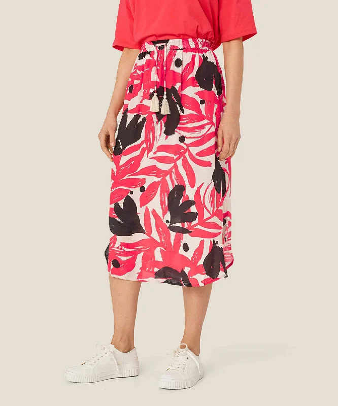Women's Pleated Lace Midi Dress-Silja Midi Skirt