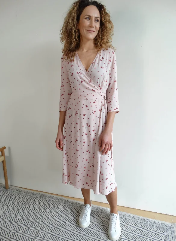 Wrap Dress for Day Trips -Vintage Wrap Dress for Wedding -Adele Wrap Dress