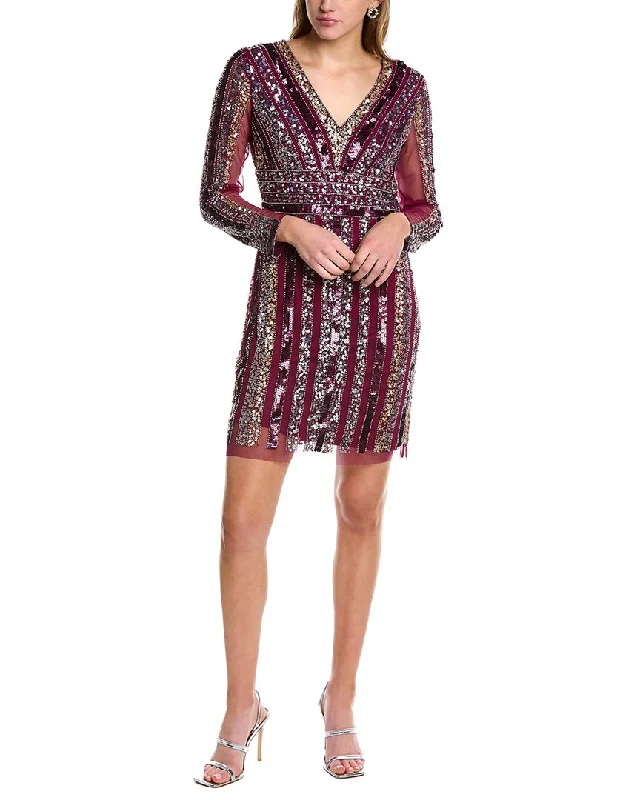 Soft Pleated Party Dress for Stylish Night -Adrianna Papell Embellished Cocktail Dress Soft Pleated Party Dress for Stylish Night -Adrianna Papell Embellished Cocktail Dress