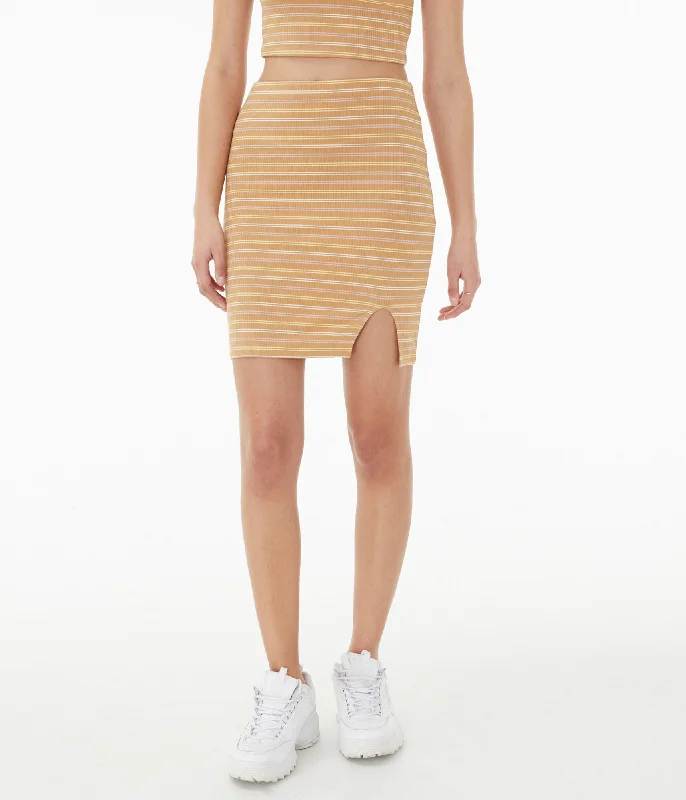 Sexy Metallic Bodycon Dress -Aeropostale Women's Striped Bodycon Skirt***