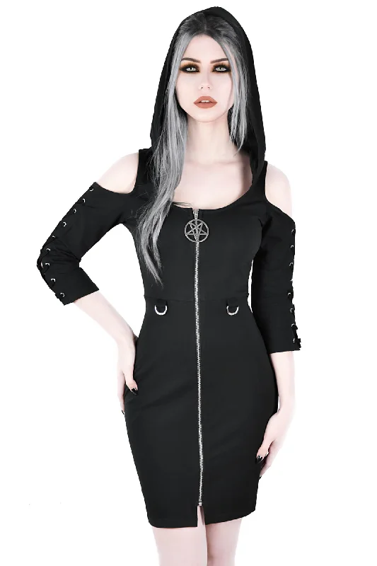 Leopard Print Bodycon Dress -Agape Bodycon Dress - Resurrect