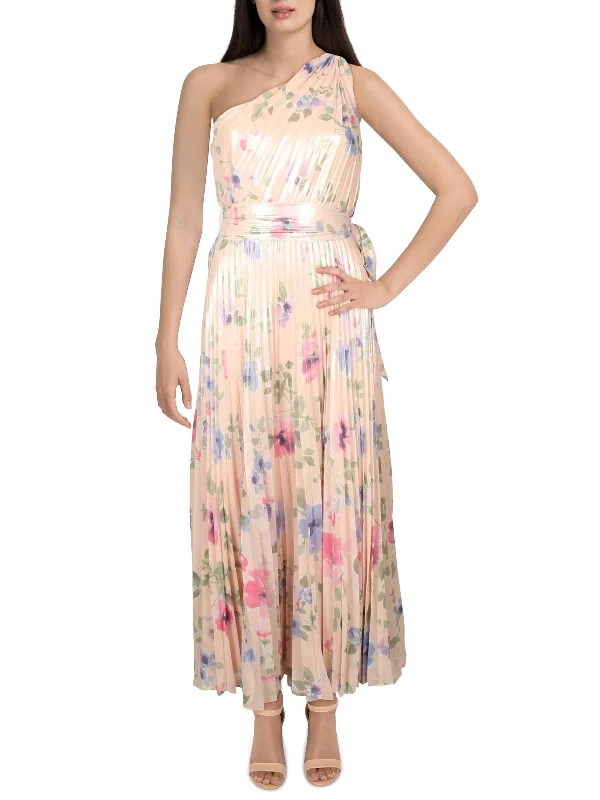 Stretch Fit Party Dress for Comfortable Night -Akecheta Womens Floral Long Evening Dress
