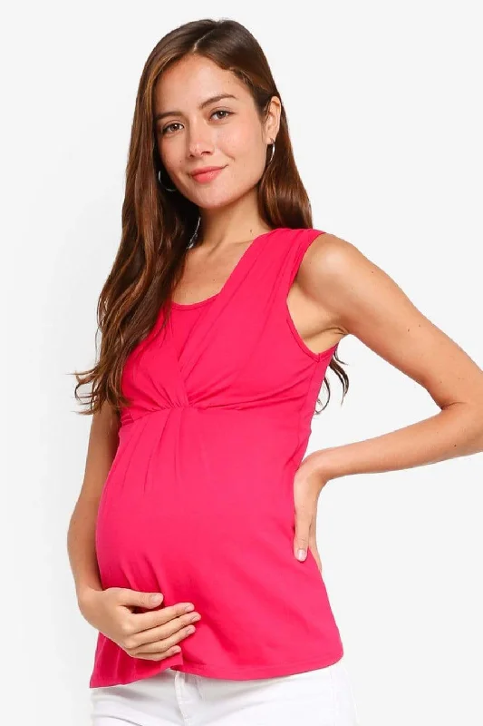 Women's Cami Top -Alexandra Empire Nursing Top Red