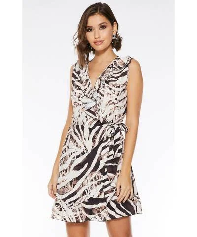 Black Wrap Dress with Long Sleeves -Women's Red Wrap Dress with Lace -Animal Print Wrap Dress Black Wrap Dress with Long Sleeves -Women's Red Wrap Dress with Lace -Animal Print Wrap Dress