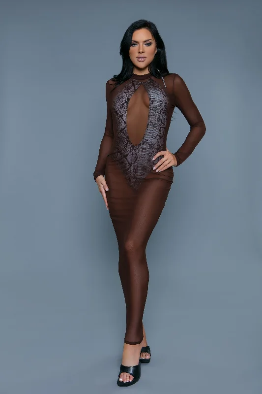 Summer Bodycon Dress with Strap Details -Avery Body Stocking Dress