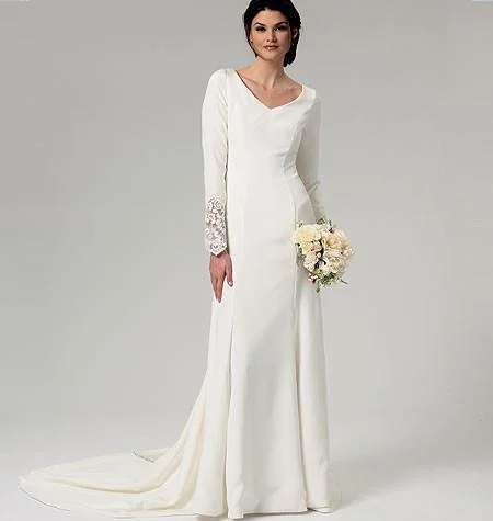 Wedding Dresses with Lace Bodice for Romantic Detail -Butterick 5779 Misses' Wedding Dress Pattern Wedding Dresses with Lace Bodice for Romantic Detail -Butterick 5779 Misses' Wedding Dress Pattern