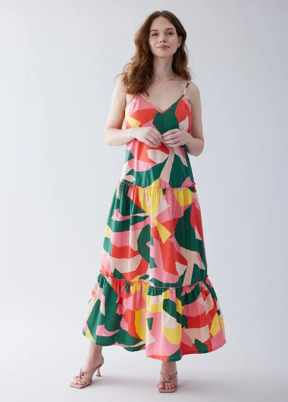 Maternity Dresses for Evening Cocktail Parties -Cotton Summer Maternity Dress