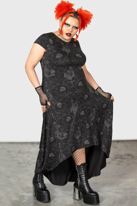 Women's Off-the-shoulder Maxi Dress-Danse Maxi Dress [PLUS]