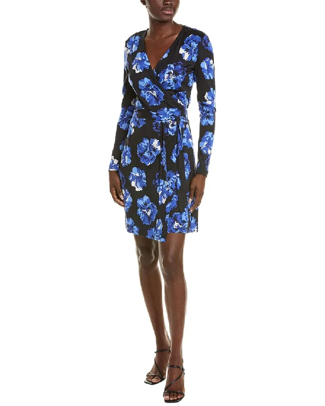 Satin Wrap Dress with Wide Neckline -Long Wrap Dress with Sleeves -Diane von Furstenberg New Julian Silk Wrap Dress Satin Wrap Dress with Wide Neckline -Long Wrap Dress with Sleeves -Diane von Furstenberg New Julian Silk Wrap Dress