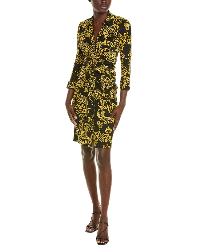 Dressy A-line Shirt Dress-Diane von Furstenberg Sheska Shirtdress