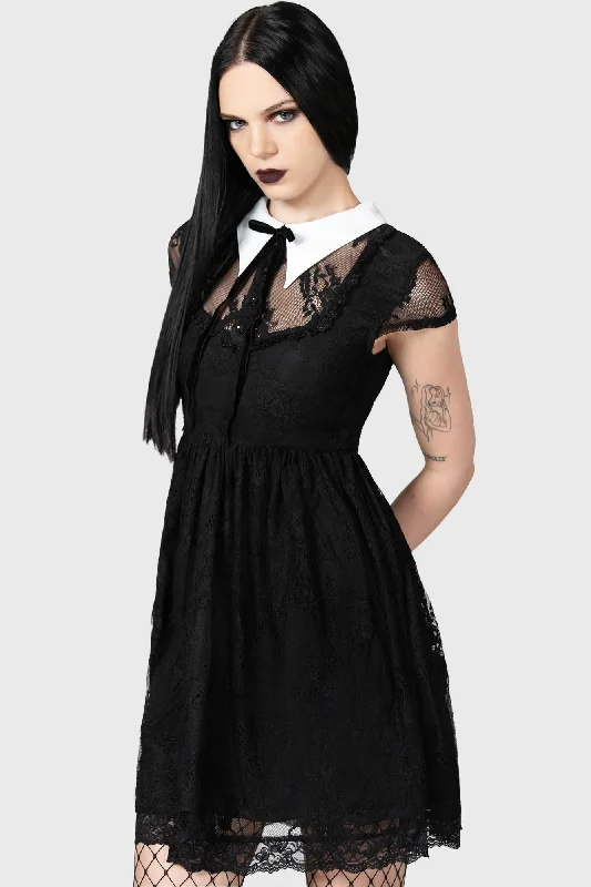 Doll Dress with Twisted Detail -Dreadful Babydoll Dress