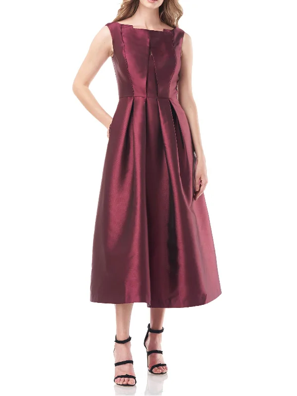 Red Party Dress for Bold Look -Eleanor Womens Sleeveless Long Cocktail and Party Dress