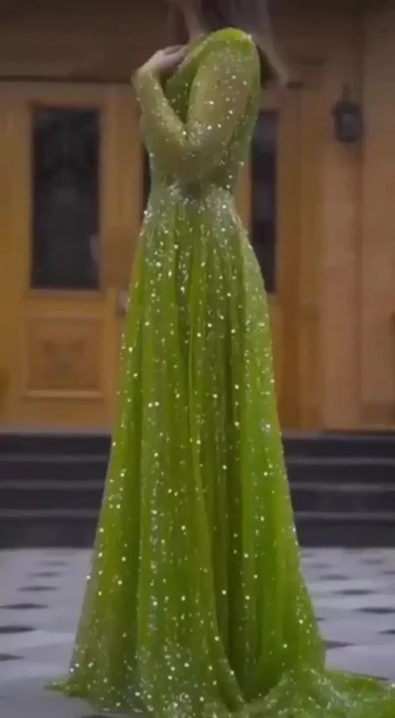 Strapless Sequin Party Dress for Glamorous Style -Elegant Long Formal And Evening Dress B-82897