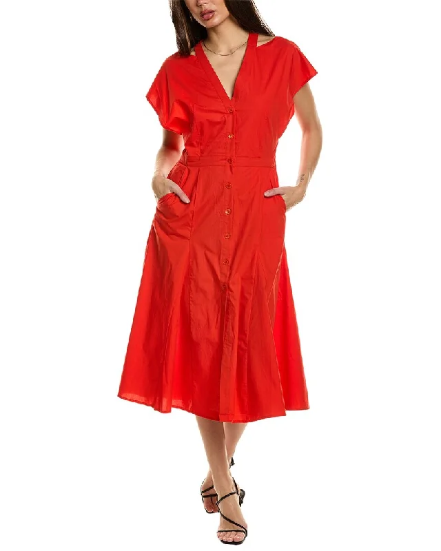 Embroidered Shirt Dress-Equipment Doriane Shirtdress