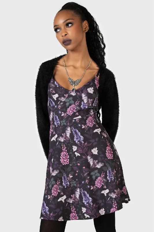 Slip Dress with Tie Shoulder -White Satin Slip Dress for Summer -Forbidden Petals Slip Dress