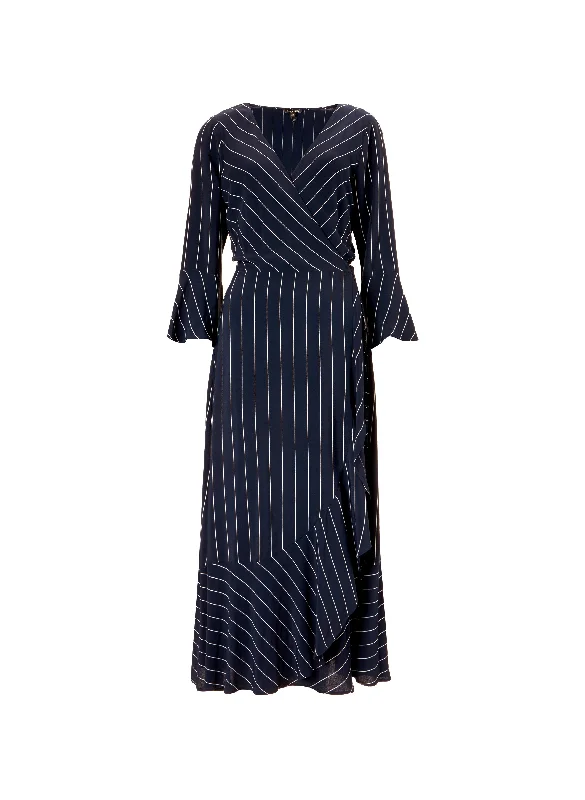 Elegant Wrap Dress for Night Events -Wrap Dress with Scalloped Hem -Harriet Wrap Dress Elegant Wrap Dress for Night Events -Wrap Dress with Scalloped Hem -Harriet Wrap Dress