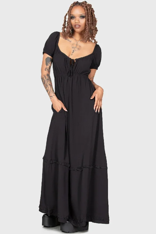 Women's Modest Maxi Dress-Heath Maxi Dress