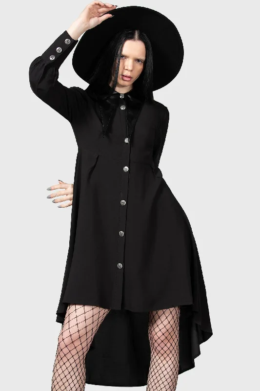 Vintage Checkered Shirt Dress-Heavens Below Shirt Dress