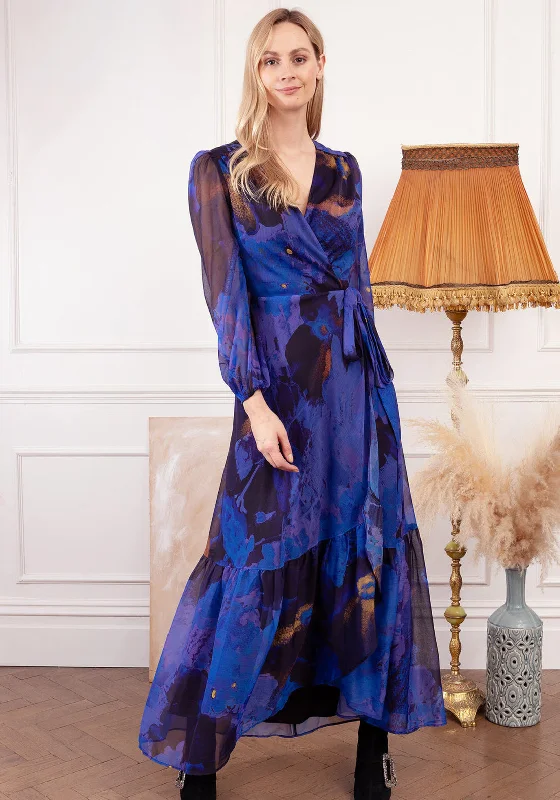Strapless Satin Wrap Dress -Short Sleeve Wrap Dress for Summer -Hope and Ivy Veronique Floral V-Neck Wrap Dress, Purple Strapless Satin Wrap Dress -Short Sleeve Wrap Dress for Summer -Hope and Ivy Veronique Floral V-Neck Wrap Dress, Purple