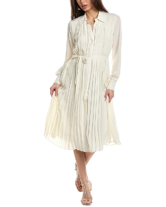 Fit and Flare Shirt Dress-Jason Wu Belted Shirtdress