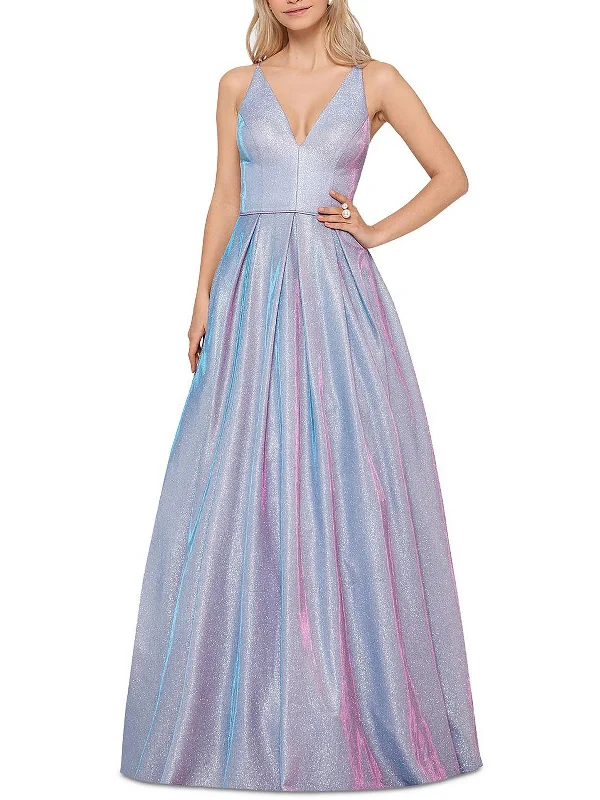 Silver Sequin Party Dress for Glittering Look -Juniors Womens Metallic Shimmer Evening Dress