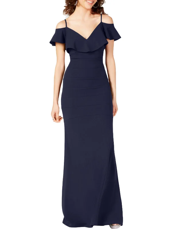 Minimalist Party Dress for Understated Elegance -Juniors Womens Off-The-Shoulder Popover Evening Dress Minimalist Party Dress for Understated Elegance -Juniors Womens Off-The-Shoulder Popover Evening Dress
