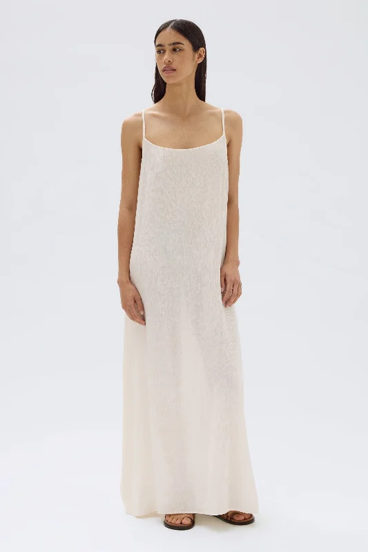 Women's Pleated Flowing Maxi Dress-Lani Crinkle Maxi Dress