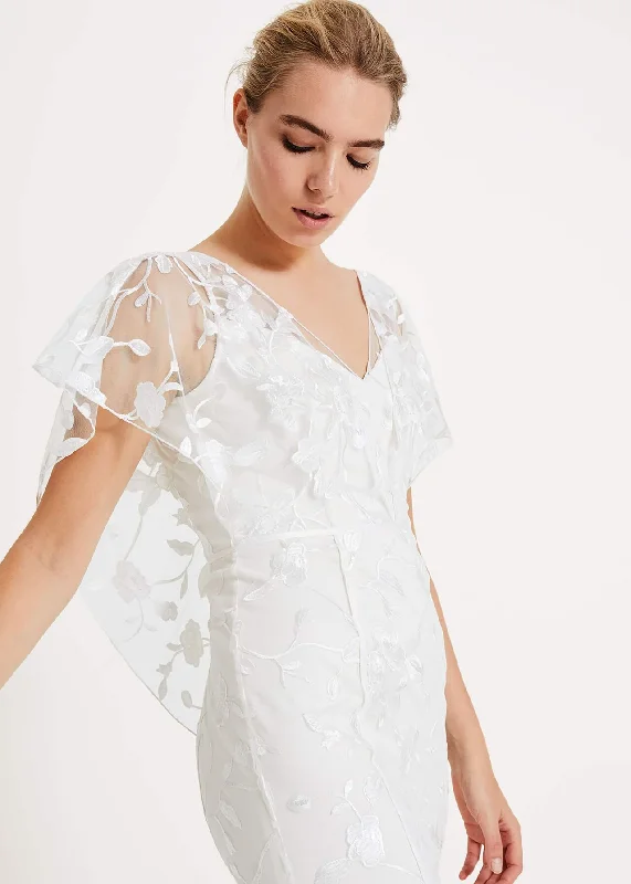 Romantic Wedding Dresses with Lace Sleeves for Soft Glam -Layla Lace Wedding Dress