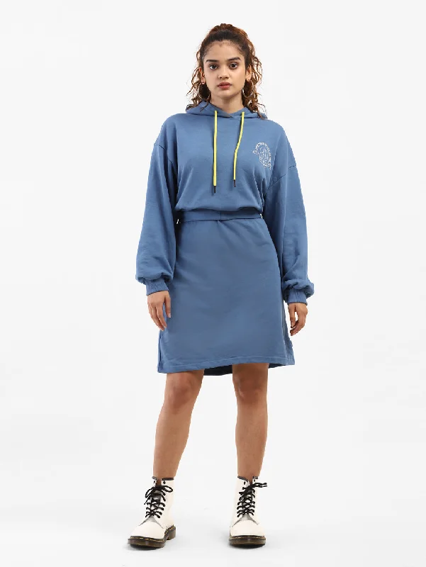 Women's Classic Button Shirt Dress-Levi's x Deepika Padukone Comfortable Sweatshirt Dress
