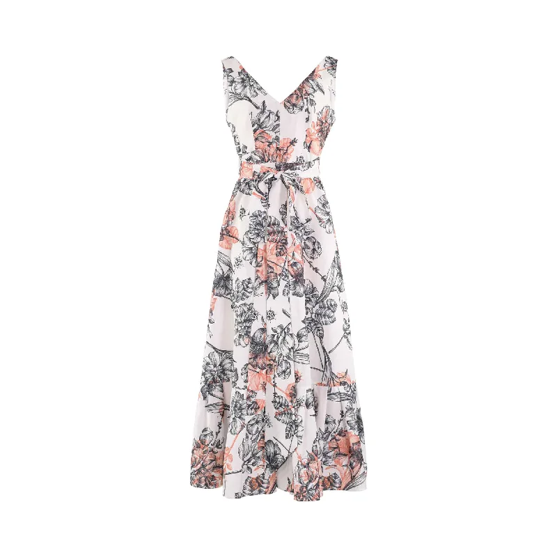 Women's Spaghetti Strap Maxi Dress-Leo Lin Women's Elodie Harmony Pint In Ming Maxi Dress Women's Spaghetti Strap Maxi Dress-Leo Lin Women's Elodie Harmony Pint In Ming Maxi Dress