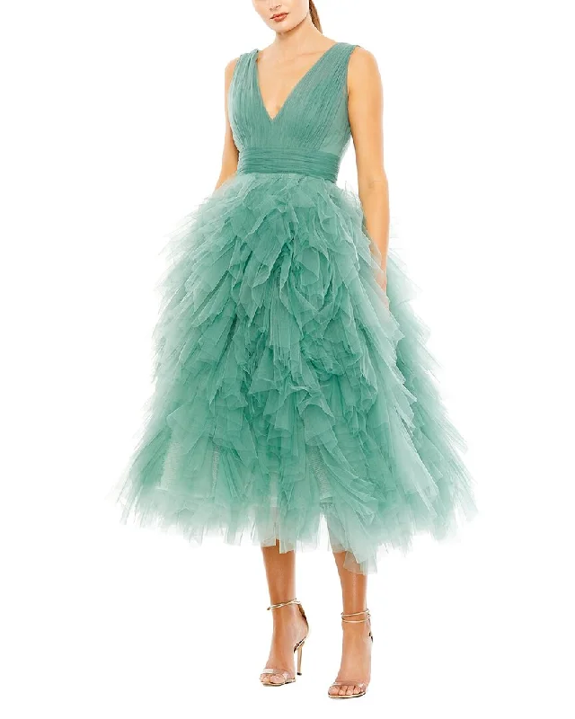 Long Sleeve Lace Party Dress for Winter Event -Mac Duggal Cocktail Dress