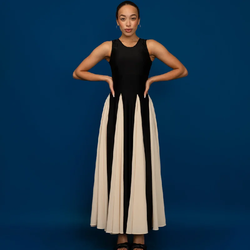 Women's Chiffon Split Maxi Dress-Madalynne Scarlett Maxi Dress