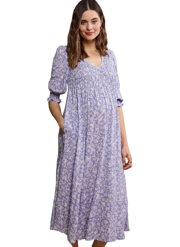 Cute Maternity Dresses for Photoshoots -Marlene Viscose Maternity Dress