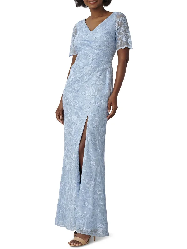 Minimalist Party Dress for Understated Elegance -Mermaid Womens Slit Maxi Evening Dress